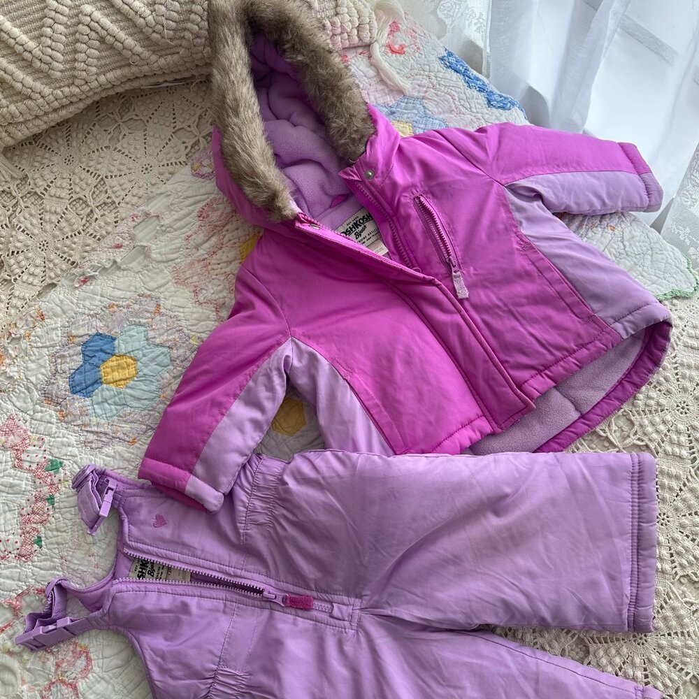LIKE NEW - Barely Worn OshKosh Baby Winter Jacket and Snowpants SET!